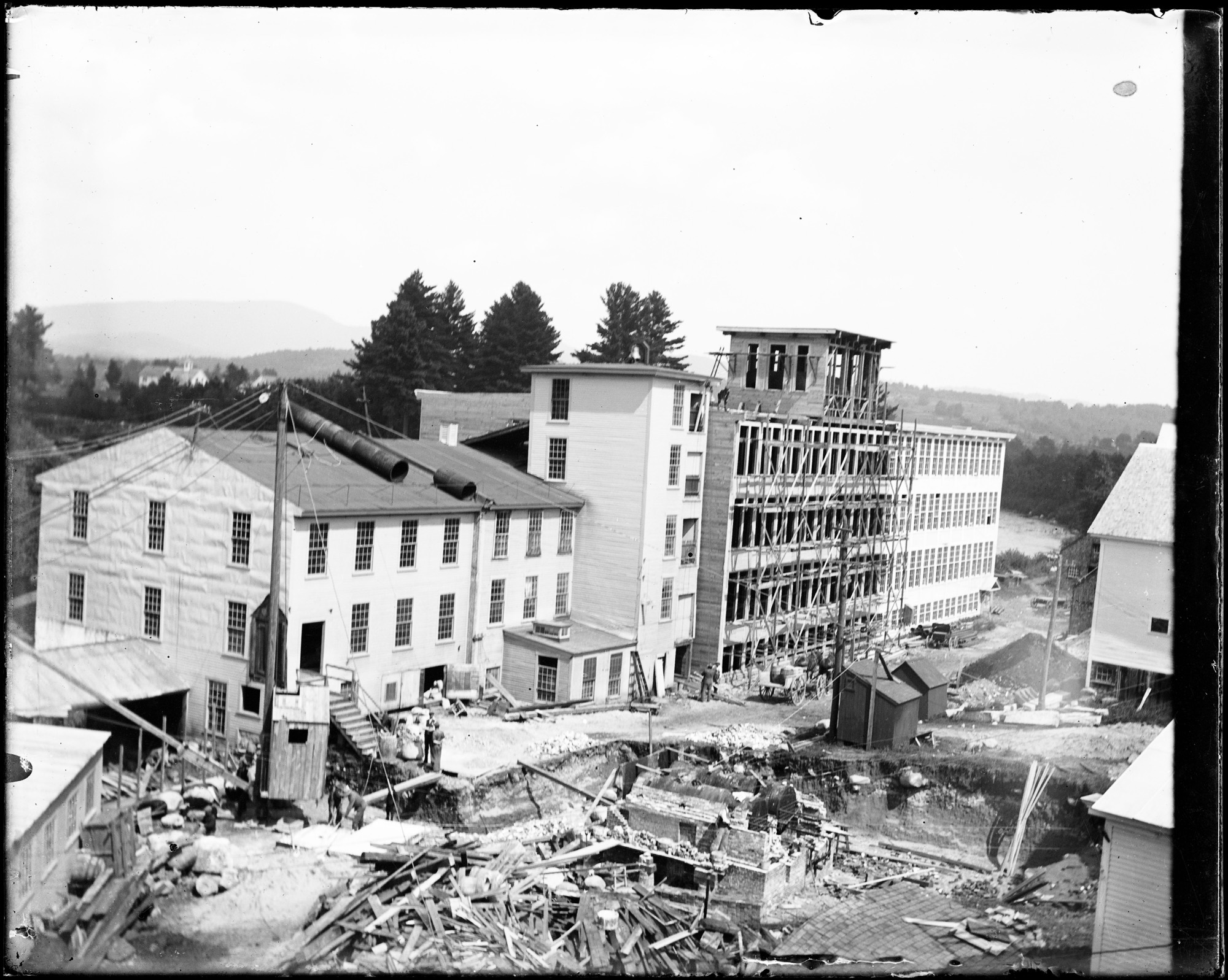 Historic view of Kezar Falls